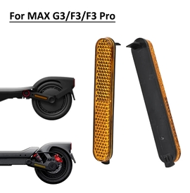 Светоотражающие катафоты для электросамоката Ninebot Max G3, F3, F3 Pro оранжевые (Оригинал)1